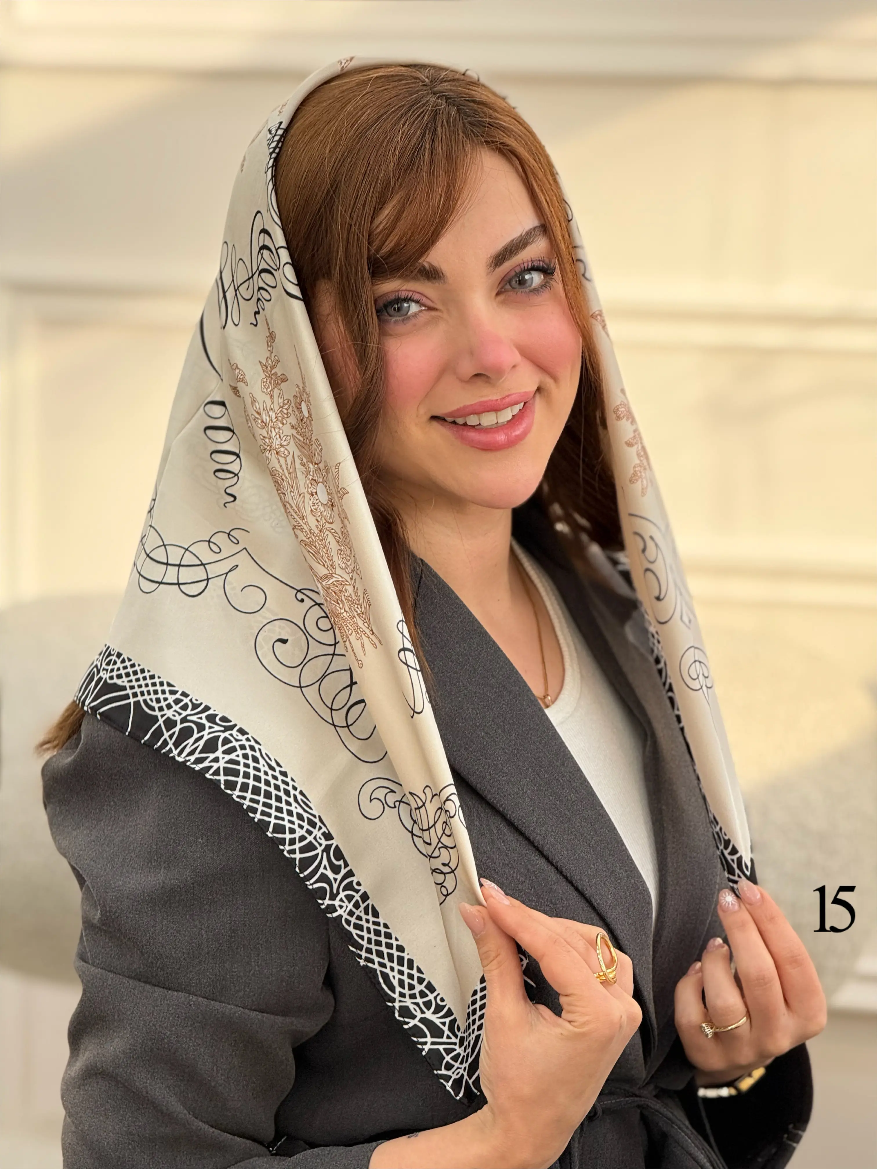 مینی اسکارف حریر ابریشم